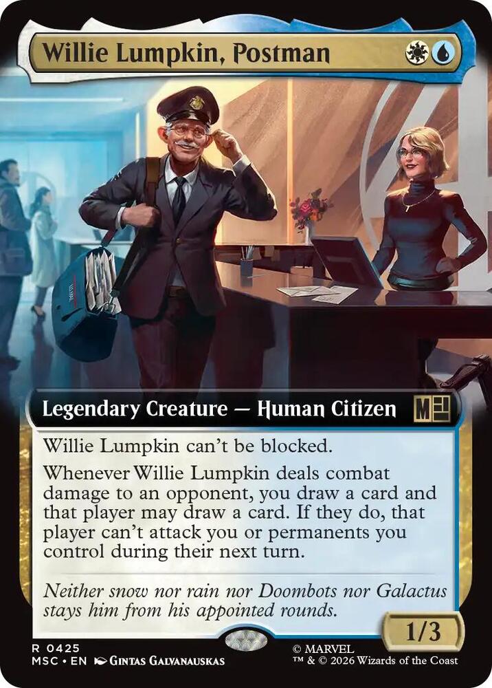 Willie Lumpkin, Postman (Extended Art) | Commander: Marvel Super Heroes #425