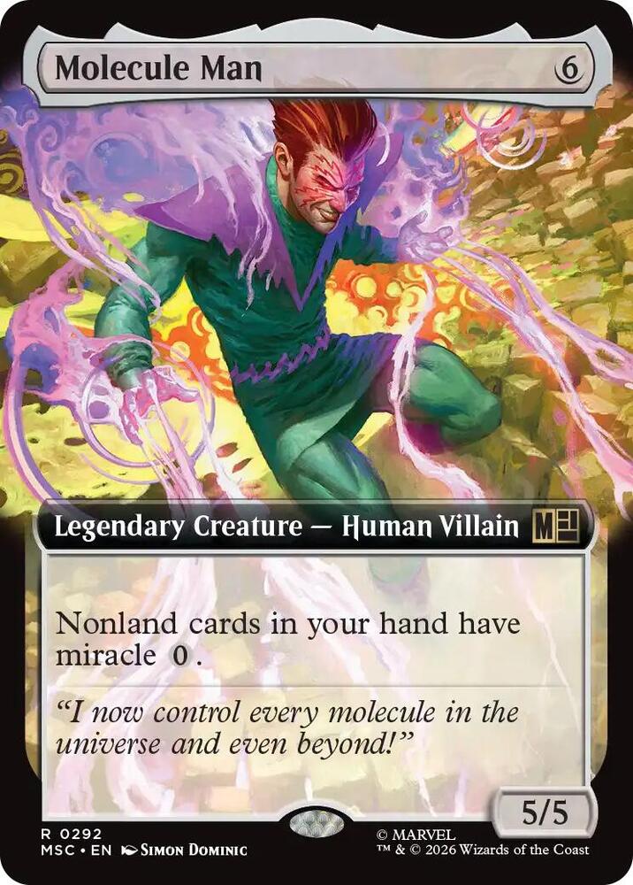Molecule Man (Extended Art) | Commander: Marvel Super Heroes #292
