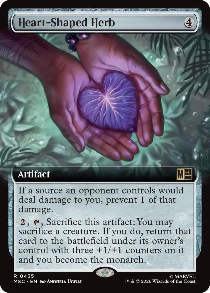 Heart-Shaped Herb (Extended Art) | Commander: Marvel Super Heroes #435