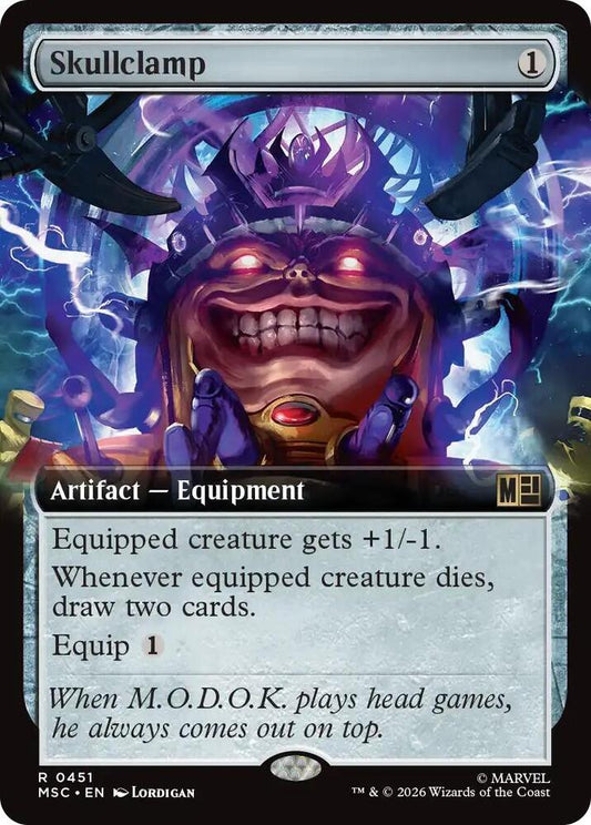 Skullclamp (Extended Art) | Commander: Marvel Super Heroes #451