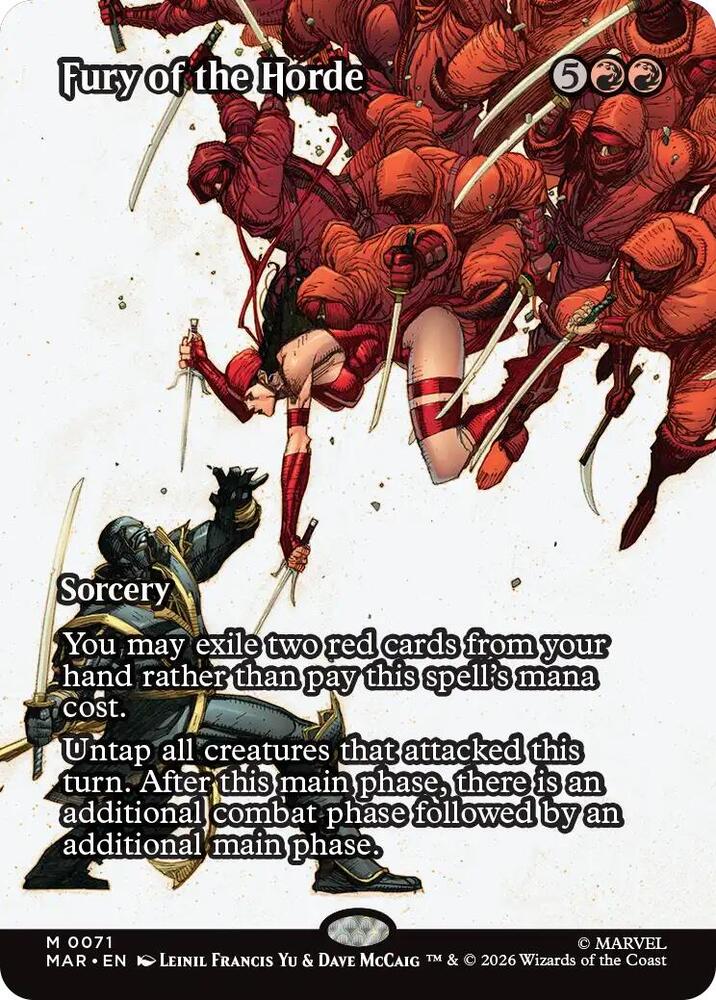 Fury of the Horde (Borderless) | Marvel Universe Eternal-Legal #71