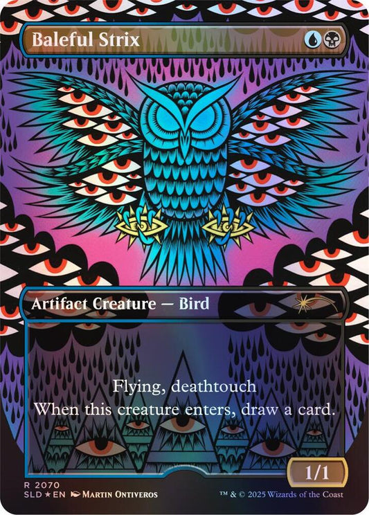 Baleful Strix (2070) (Rainbow Foil) | Secret Lair Drop Series #2070