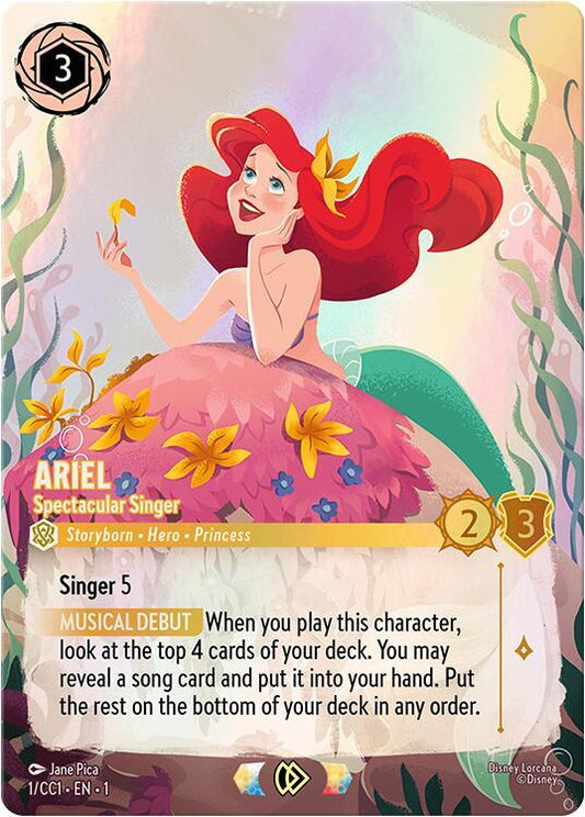 Ariel - Spectacular Singer | Disney Lorcana Promo Cards #1