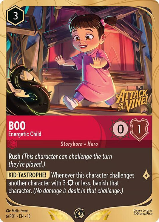 Boo - Energetic Child | Disney Lorcana Promo Cards #6