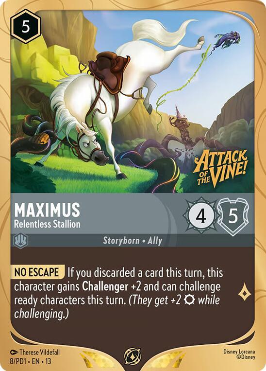 Maximus - Relentless Stallion | Disney Lorcana Promo Cards #8