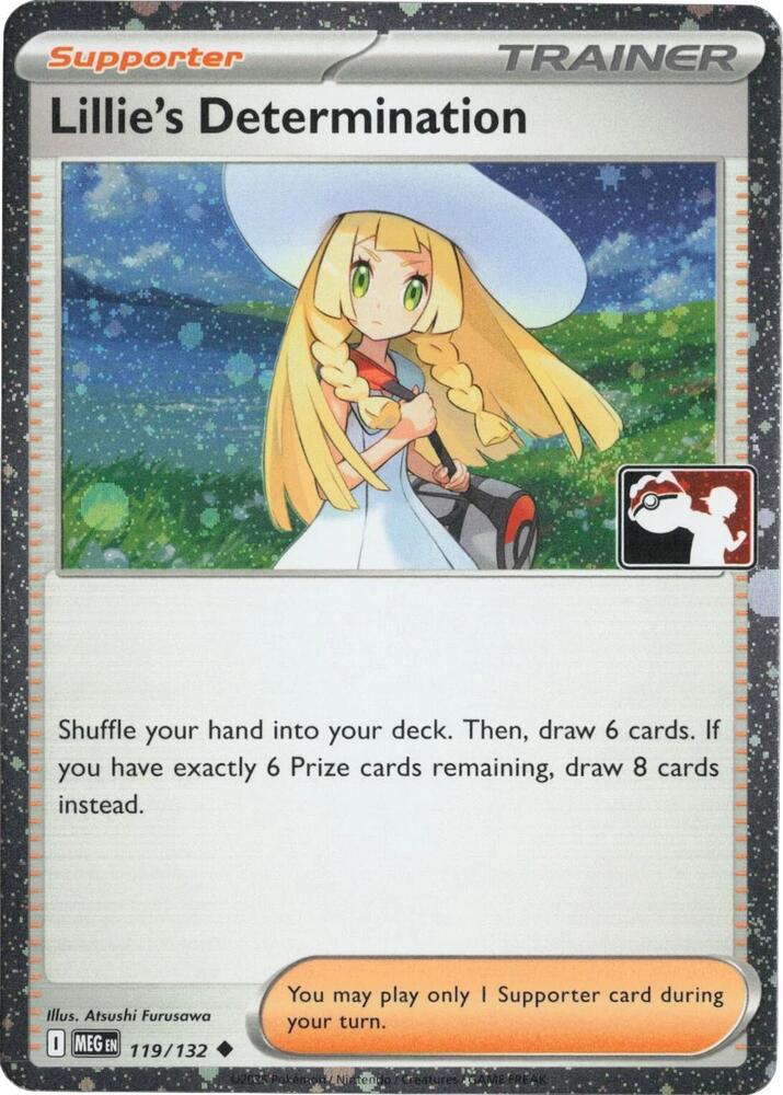 Lillie's Determination - 119/132 (Cosmos Holo) | Prize Pack Series Cards #119/132