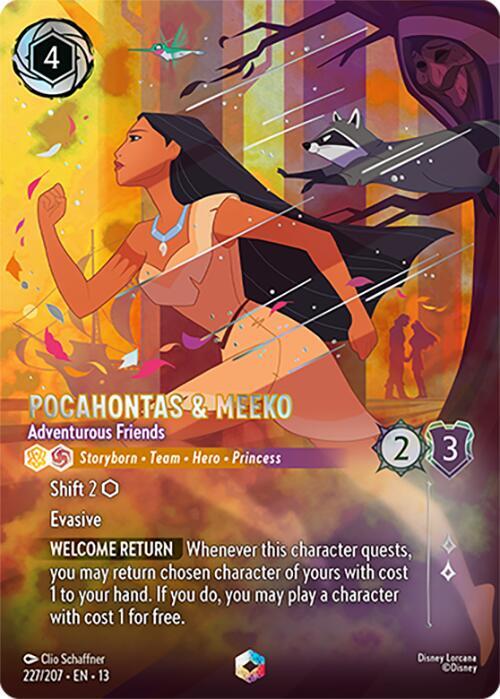 Pocahontas & Meeko - Adventurous Friends (Enchanted) | Attack of the Vine! #227/204