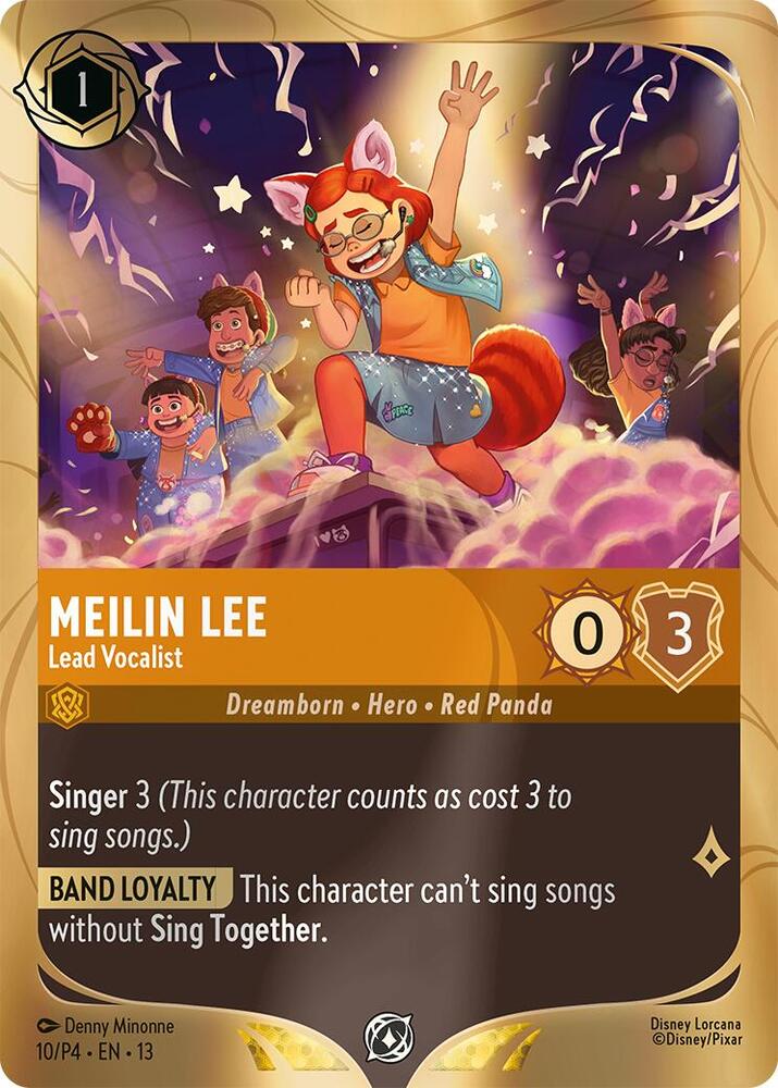 Meilin Lee - Lead Vocalist | Disney Lorcana Promo Cards #10