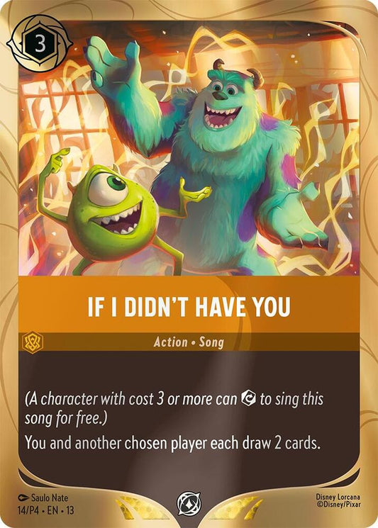 If I Didn't Have You | Disney Lorcana Promo Cards #14