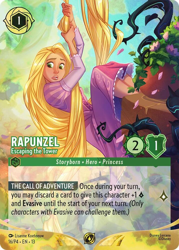 Rapunzel - Escaping the Tower (Store Championship) | Disney Lorcana Promo Cards #16