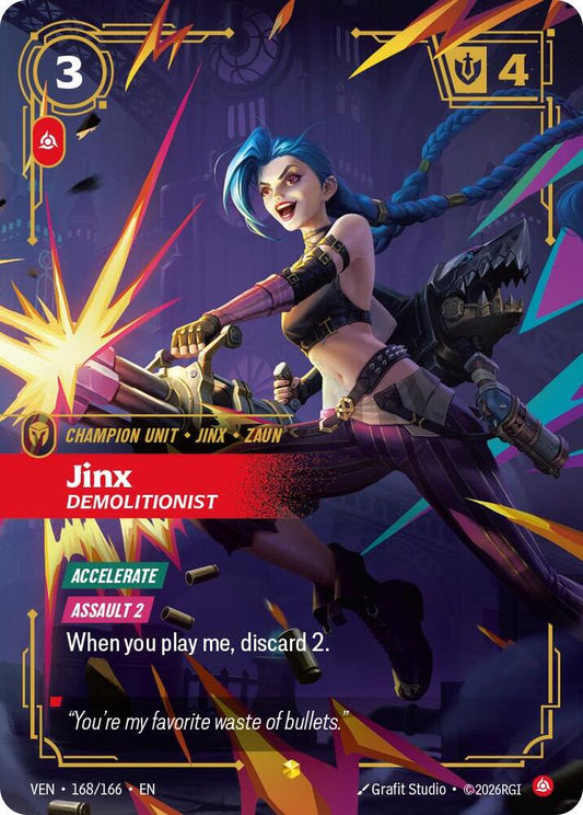 Jinx, Demolitionist (Overnumbered) | Vendetta #168/166