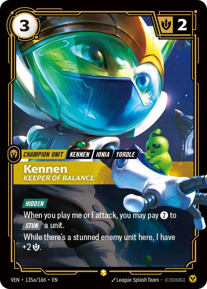 Kennen, Keeper of Balance (Alternate Art) | Vendetta #135a/166