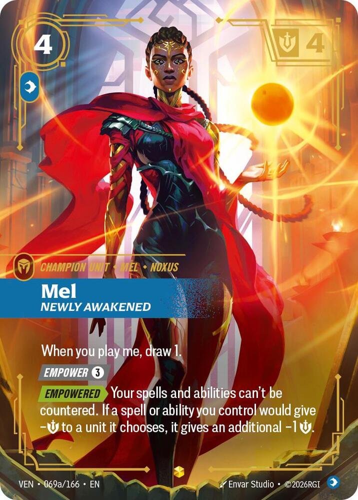 Mel, Newly Awakened (Alternate Art) | Vendetta #069a/166