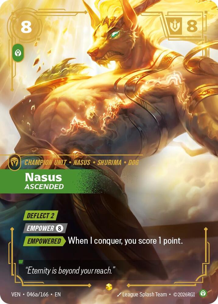 Nasus - Ascended (Alternate Art) | Vendetta #046a/166
