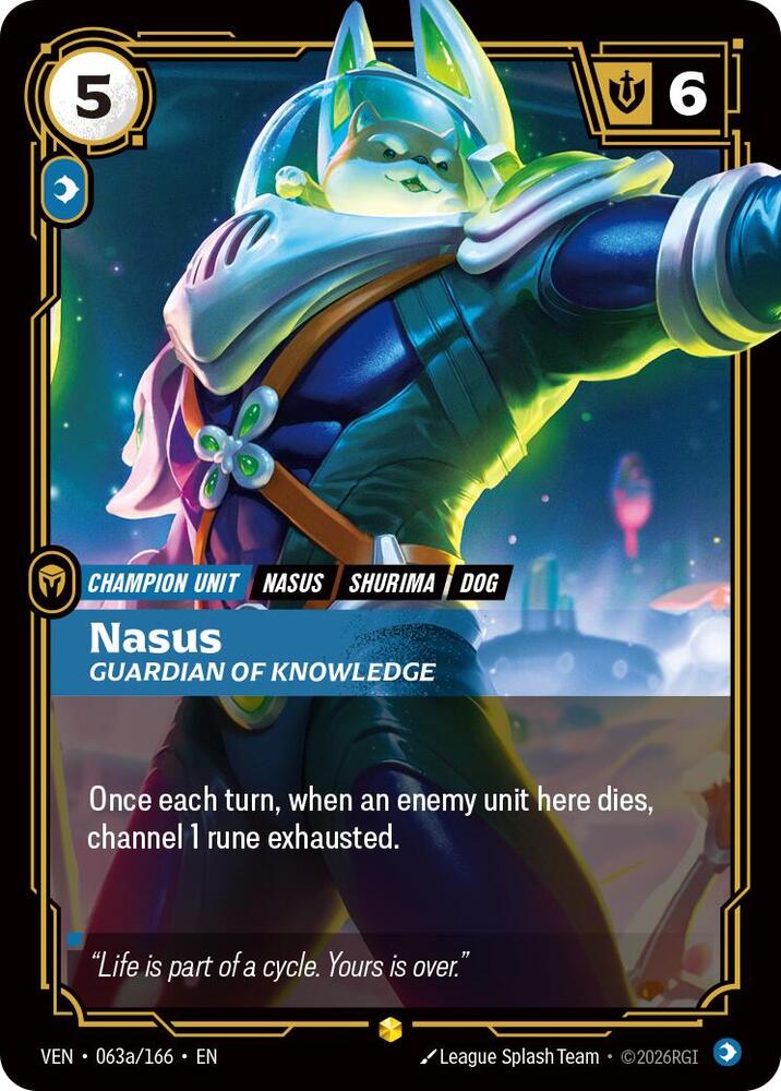 Nasus, Guardian of Knowledge (Alternate Art) | Vendetta #063a/166