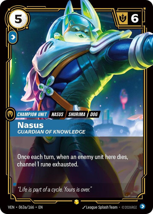 Nasus, Guardian of Knowledge (Alternate Art) | Vendetta #063a/166