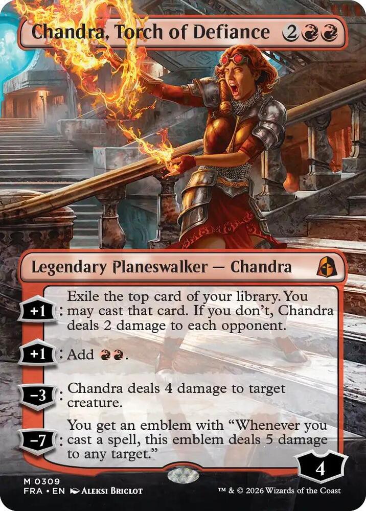 Chandra, Torch of Defiance (Borderless) | Reality Fracture #309