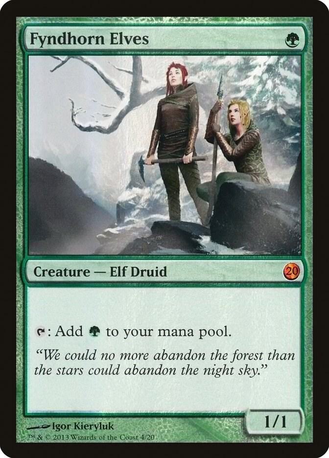 Fyndhorn Elves | From the Vault: Twenty #4
