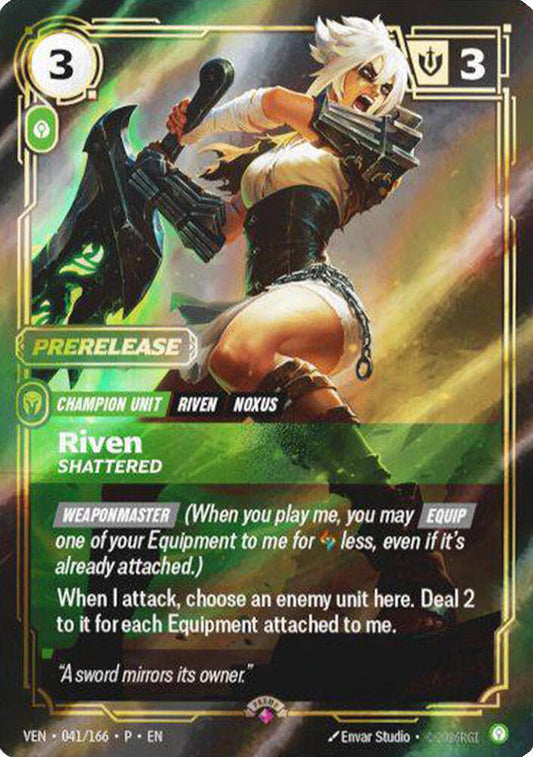 Riven, Shattered | Riftbound Organized Play Promotional Cards #041/166