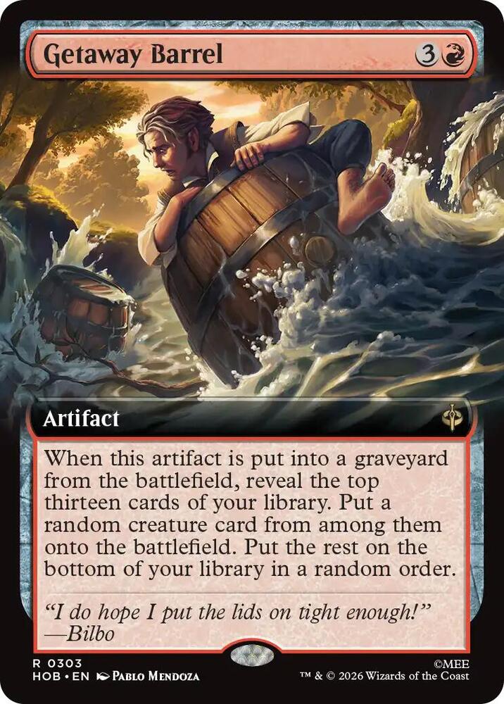 Getaway Barrel (Extended Art) | The Hobbit #303