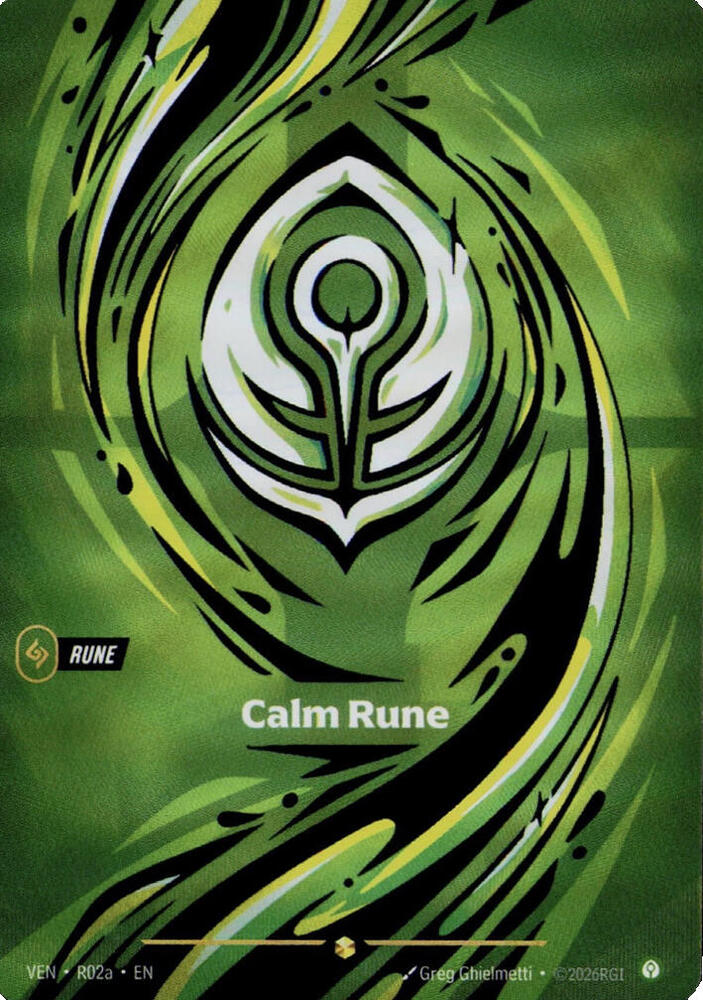 Calm Rune (R02a) | Vendetta #R02a