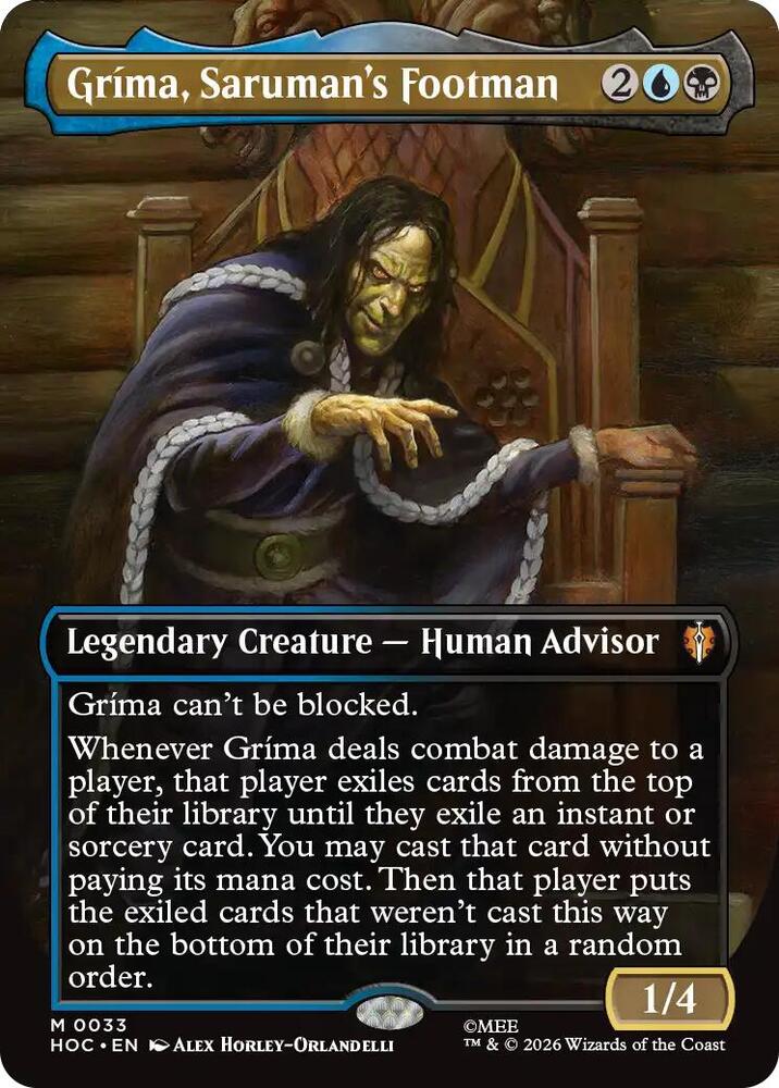 Grima, Saruman's Footman (Borderless) | The Hobbit: Eternal-Legal #33