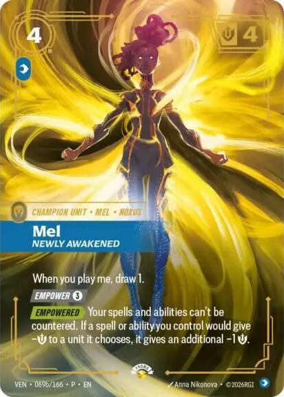 Mel, Newly Awakened | Riftbound Organized Play Promotional Cards #069b/166
