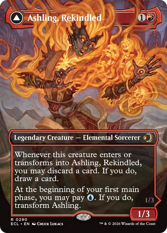 Ashling, Rekindled // Ashling, Rimebound | Lorwyn Eclipsed #290