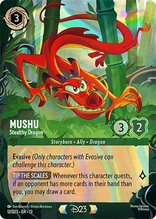 Mushu - Stealthy Dragon | D23 Promos #12