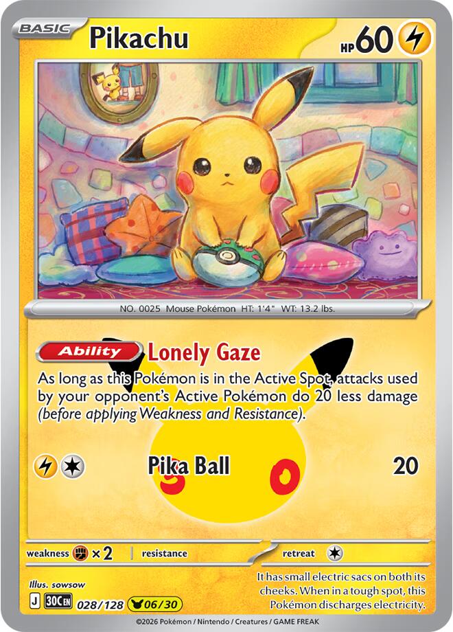 Pikachu - 028/128 | ME: 30th Celebration #028/128