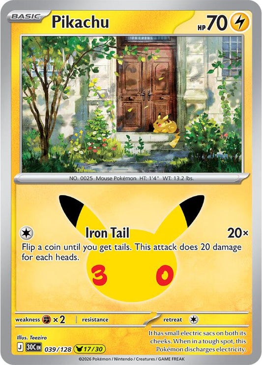 Pikachu - 039/128 | ME: 30th Celebration #039/128