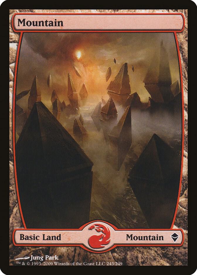 Mountain (243) - Full Art | Zendikar #243