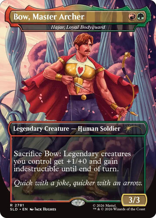 Bow, Master Archer - Hajar, Loyal Bodyguard | Secret Lair Drop Series #2781