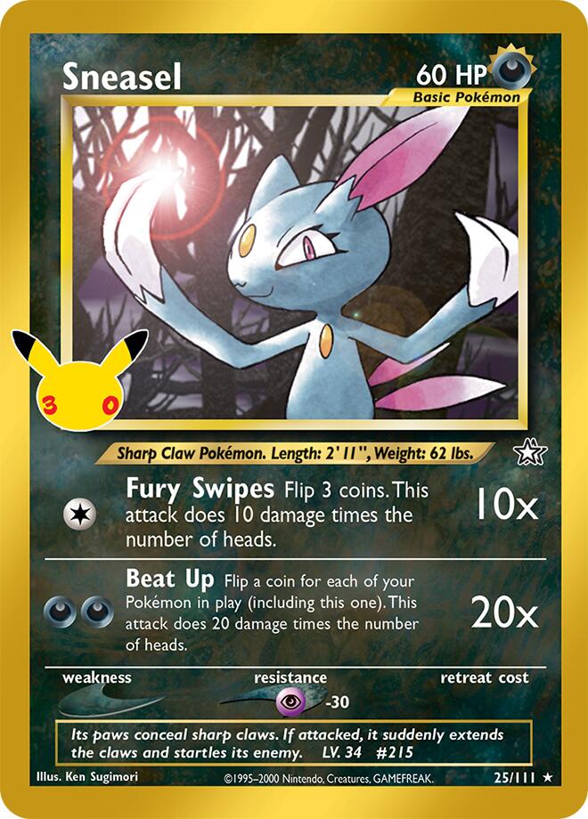 Sneasel | ME: 30th Celebration Classic Collection #25/111