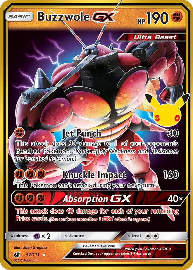 Buzzwole GX | ME: 30th Celebration Classic Collection #57/111