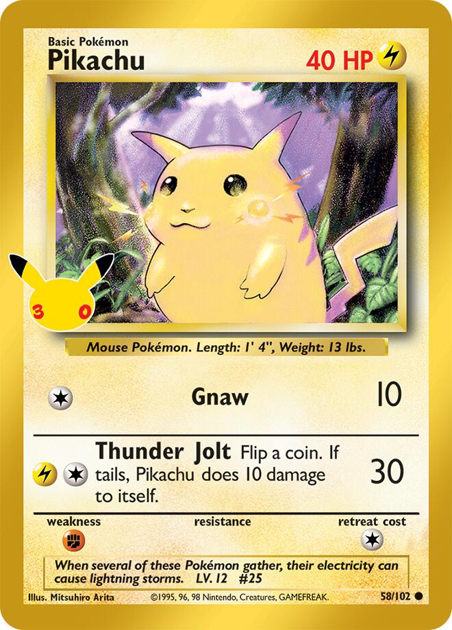 Pikachu | ME: 30th Celebration Classic Collection #58/102