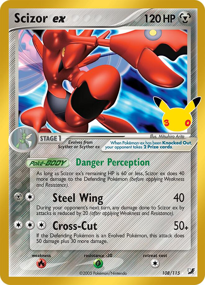 Scizor ex | ME: 30th Celebration Classic Collection #108/115