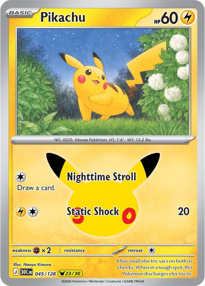 Pikachu - 045/128 | ME: 30th Celebration #045/128