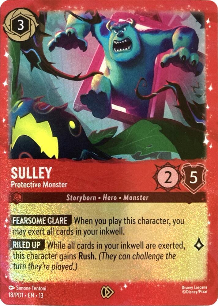 Sulley - Protective Monster | Disney Lorcana Promo Cards #18