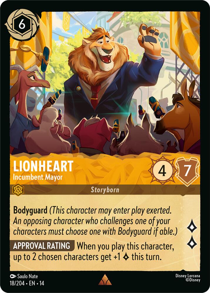 Lionheart - Incumbent Mayor | Hyperia City #18/204
