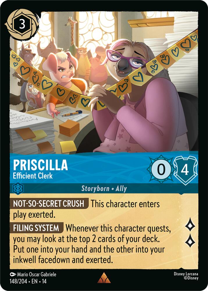 Priscilla - Efficient Clerk | Hyperia City #148/204
