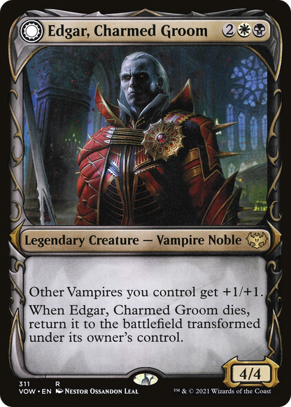 Edgar, Charmed Groom // Edgar Markov's Coffin | Innistrad: Crimson Vow #311