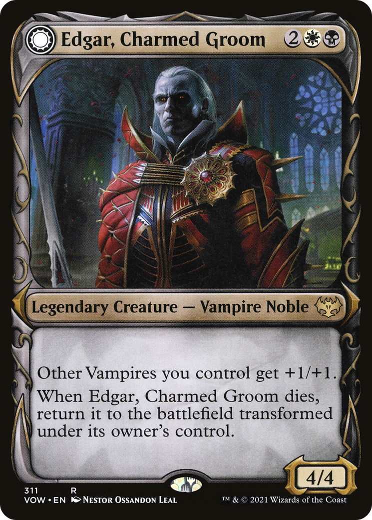 Edgar, Charmed Groom // Edgar Markov's Coffin | Innistrad: Crimson Vow #311