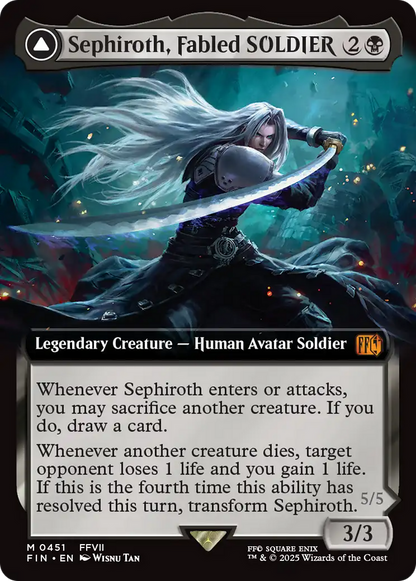 Sephiroth, Fabled SOLDIER // Sephiroth, One-Winged Angel | FINAL FANTASY #451