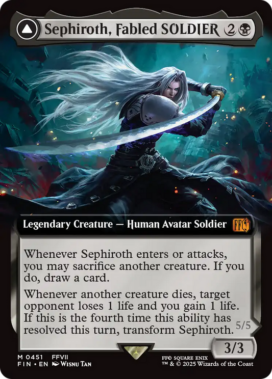 Sephiroth, Fabled SOLDIER // Sephiroth, One-Winged Angel | FINAL FANTASY #451