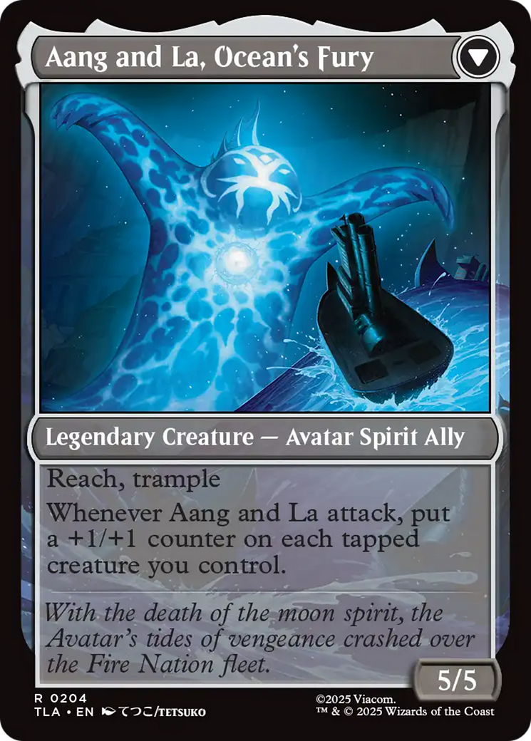 Aang, Swift Savior // Aang and La, Ocean's Fury | Avatar: The Last Airbender #204