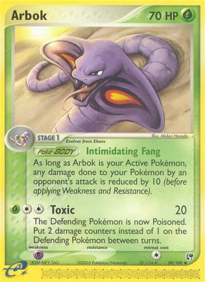 Arbok | EX Sandstorm #29/100