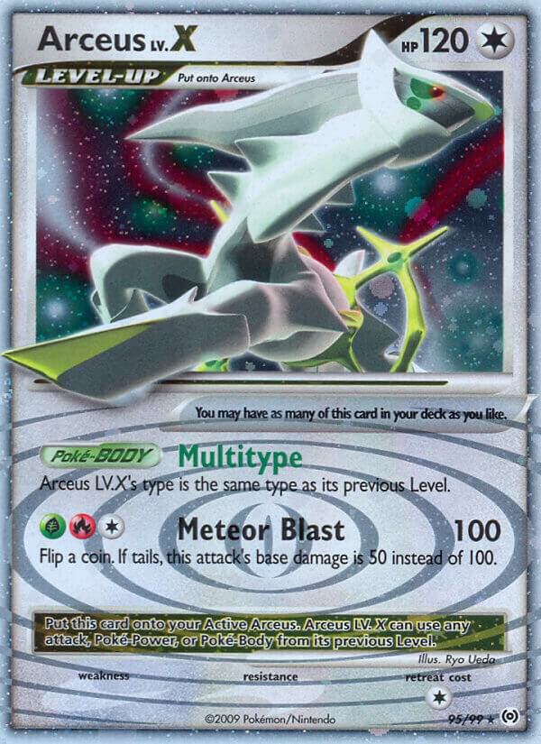 Arceus Lv.X (95) | Arceus #95/99
