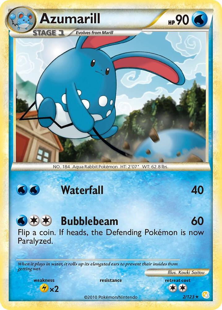 Azumarill | HeartGold SoulSilver #2/123