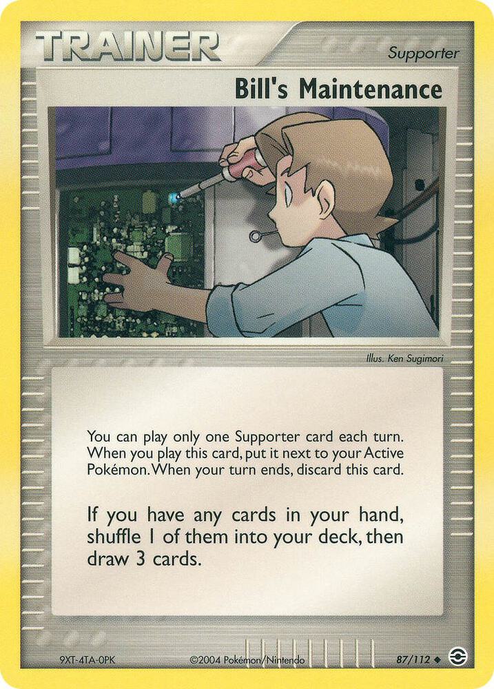 Bill's Maintenance | EX FireRed & LeafGreen #87/112